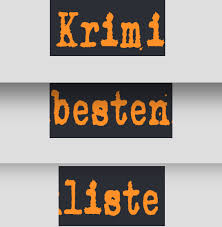 Sweet Fury selected for the prestigious “Krimibestenliste” (Crime Fiction Best List) in November/December